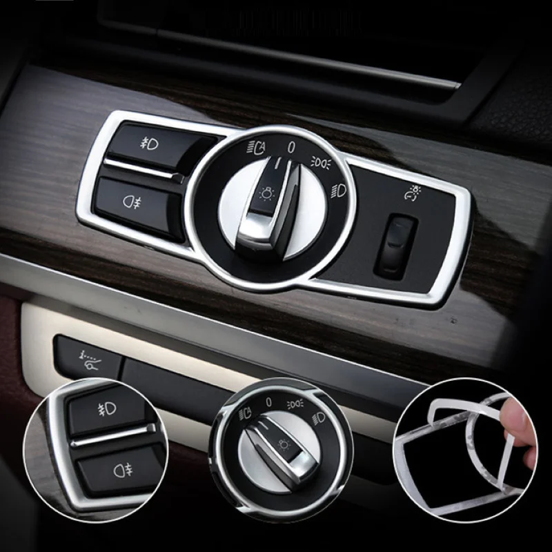 3PCS Car Central Head Lamp Switch Button Frame Cover Trim For BMW F01 F02 F11 F07 F10 F25 F26 Styling Accessories
3PCS Car Central Head Lamp Switch Button Frame Cover Trim For BMW F01 F02 F11 F07 F10 F25 F26 Styling Accessories
