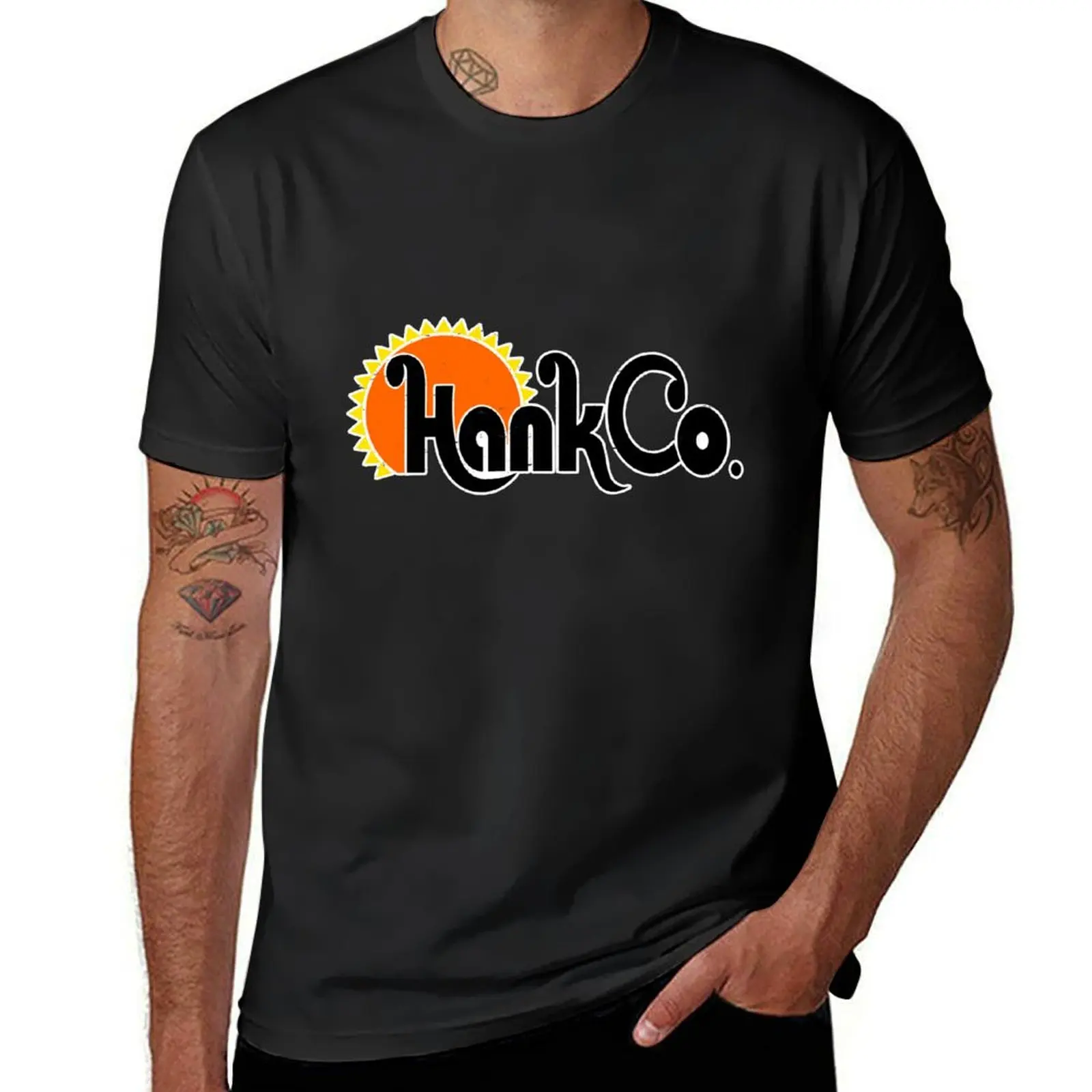 

Футболка Hank Co., милые топы, кавайная одежда, традиционные футболки для мужчин с графическим рисунком