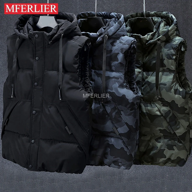 

Plus Size 150kg Autumn Winter 7XL Large Size Vests 6XL 5XL Loose Sleeveless Jackets