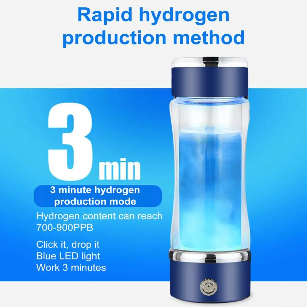 Hydrogen-rich Water Cup Portable Hydrogen Water Bottle Generator Improve Water Minutes for Office Travel Drinking for Healthy
Hydrogen-rich Water Cup Portable Hydrogen Water Bottle Generator Improve Water Minutes for Office Travel Drinking for Healthy