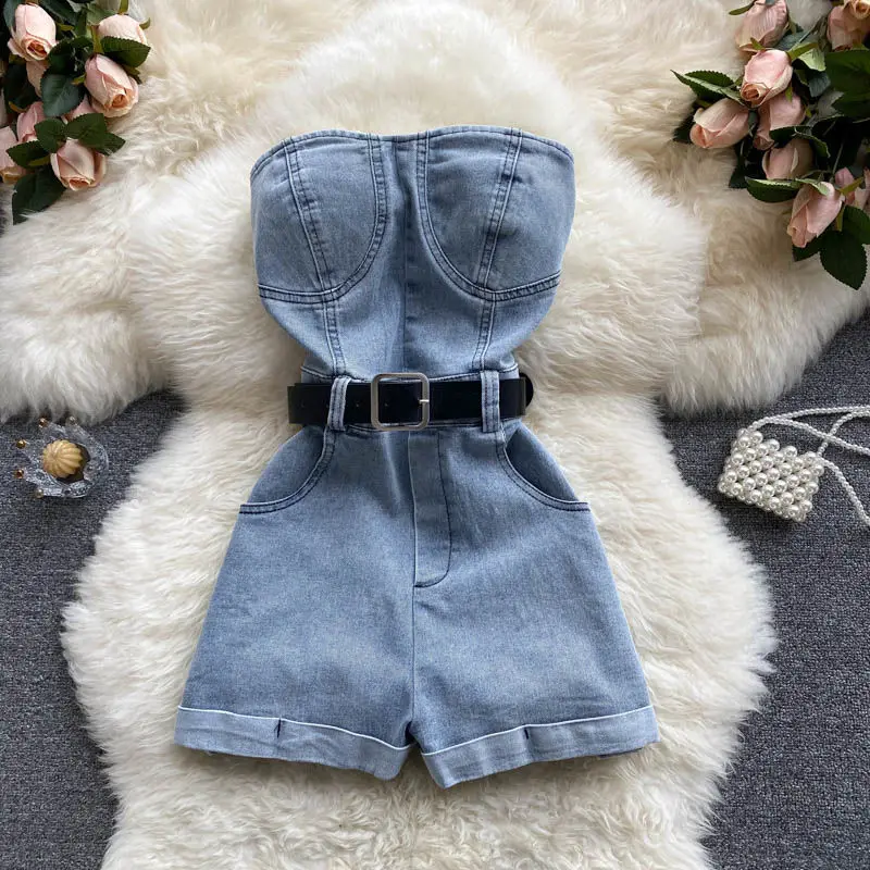 Korean Fashion Workwear Jumpsuit Women's Summer New High Waisted Slimming Wide Leg Shorts Casual Jumpsuits Female Clothing
Korean Fashion Workwear Jumpsuit Women's Summer New High Waisted Slimming Wide Leg Shorts Casual Jumpsuits Female Clothing