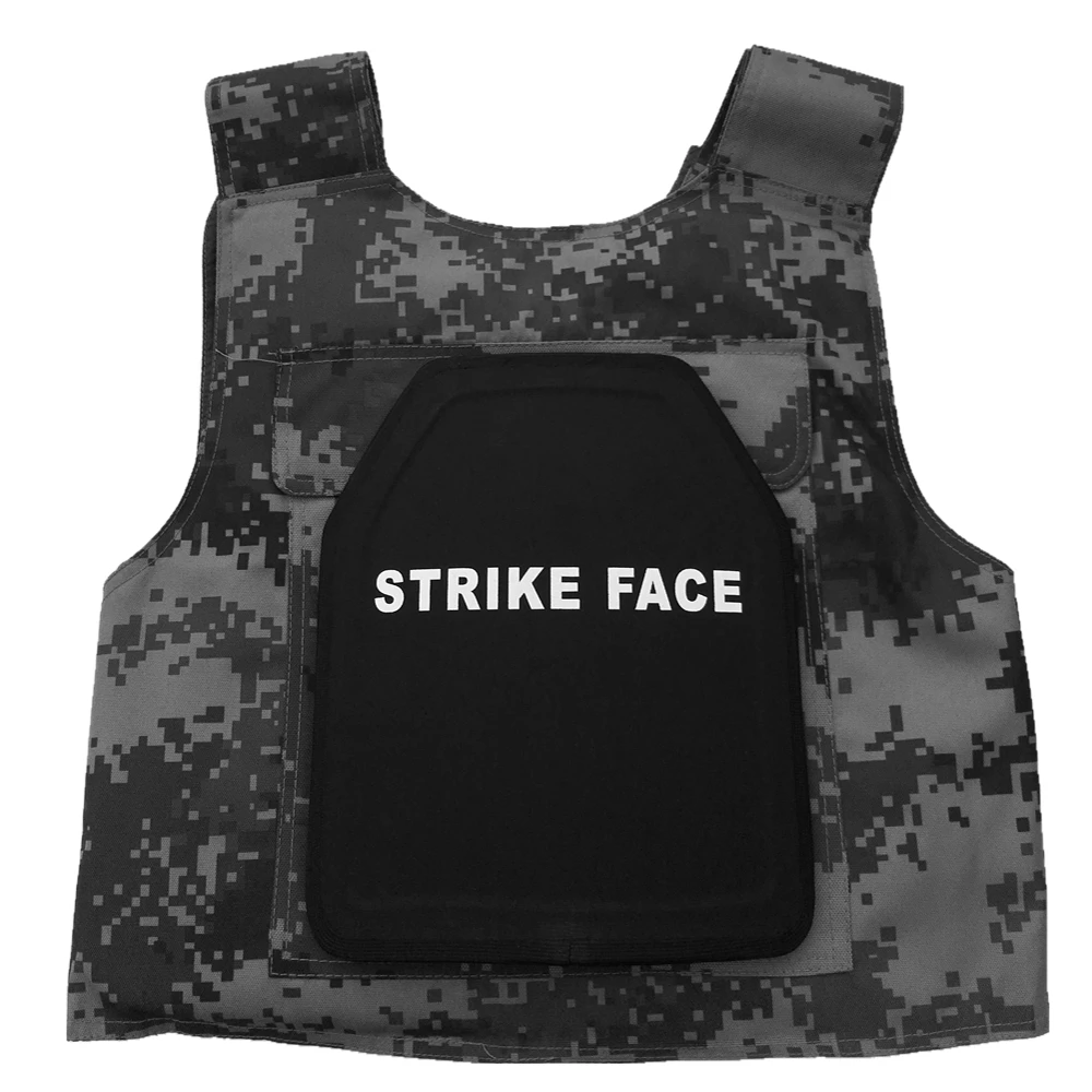 

10X12" NIJ IV Level 4 Ballistic Bulletproof Plate Insert Schoolbag Tactical Vest PE+SIC Ceramic Plates Body Armor Stand Alone