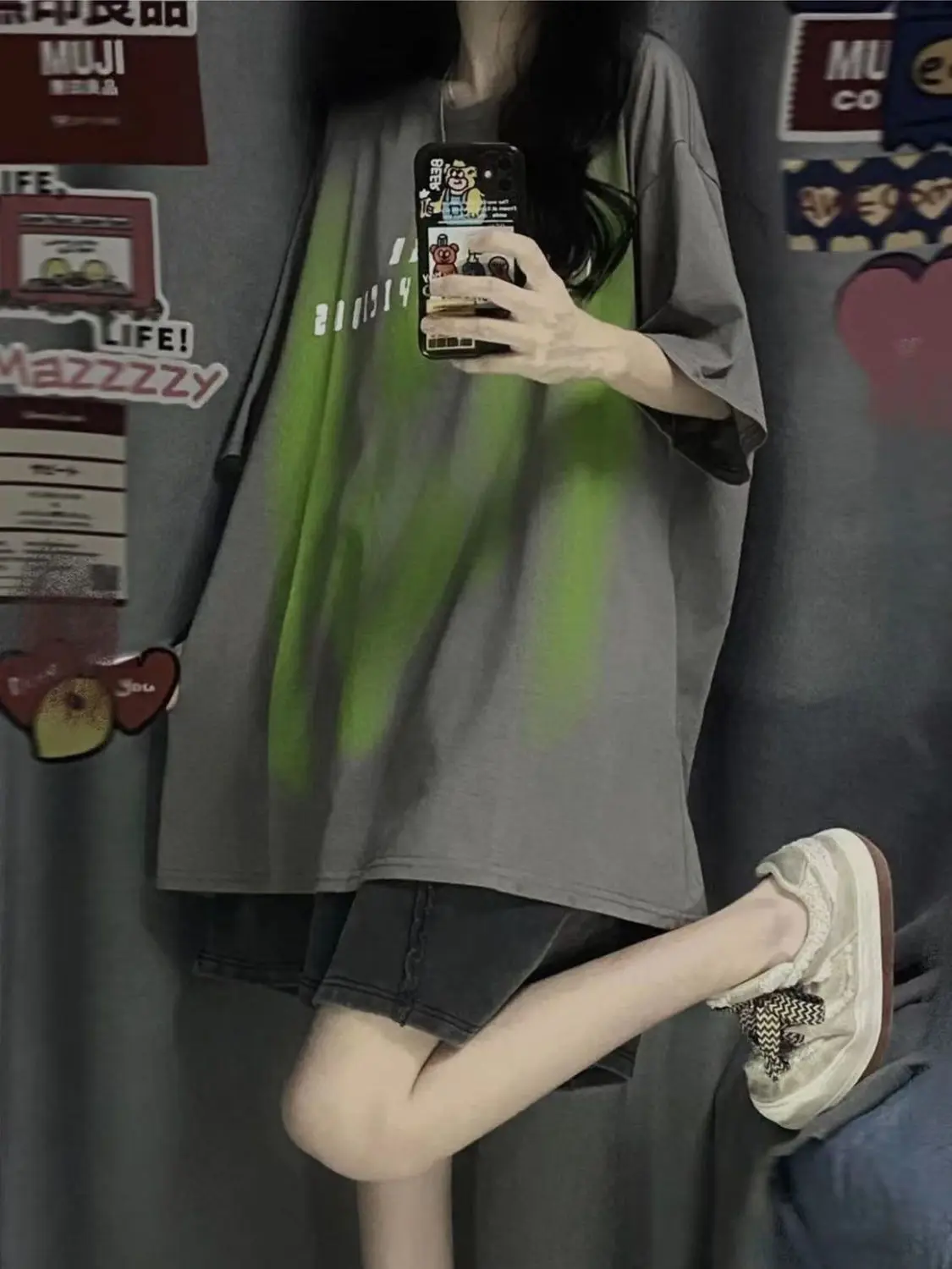 Korean version pure cotton short sleeved t shirt for male and female students summer new loose casual salt letter print T-shirt
Korean version pure cotton short sleeved t shirt for male and female students summer new loose casual salt letter print T-shirt
