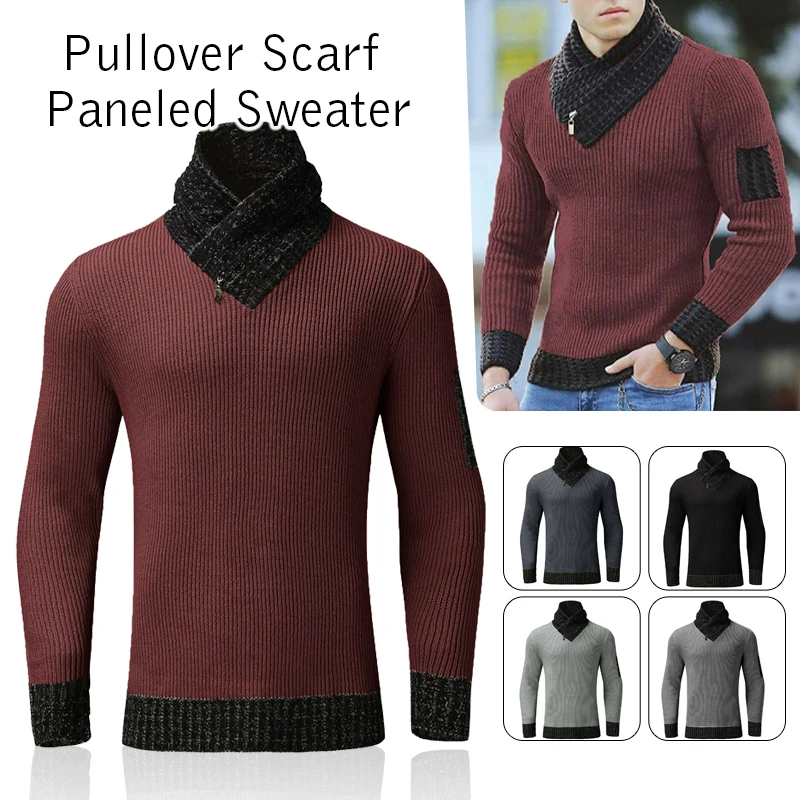 Men's Knitted Turtleneck Sweater Jumper Long Sleeve Slim Fit Shawl Collar Warm Sweater Classic Solid Casual Bottoming Shirt
Men's Knitted Turtleneck Sweater Jumper Long Sleeve Slim Fit Shawl Collar Warm Sweater Classic Solid Casual Bottoming Shirt