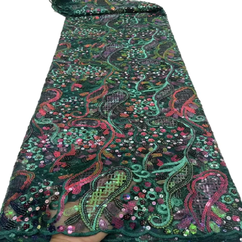 Black African Lace Fabric 2021 High Quality Sequins Ghana Lace Material For Nigerian Evening Party Sewing
Black African Lace Fabric 2021 High Quality Sequins Ghana Lace Material For Nigerian Evening Party Sewing
