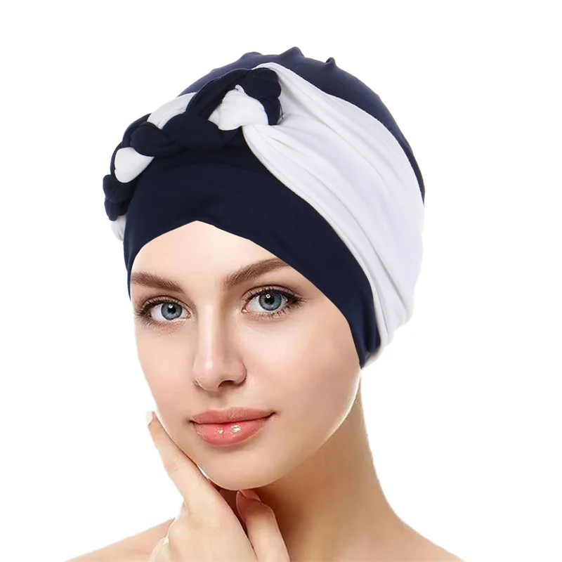 Mixed Colors Muslim Islamic Turban Women Headscarf Bonnet African Turkey Black White Braid Hair Cover Cap 
Mixed Colors Muslim Islamic Turban Women Headscarf Bonnet African Turkey Black White Braid Hair Cover Cap