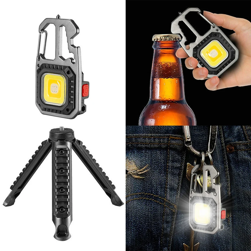 1pc LED Keychain Flashlight Aluminum Alloy PC 7modes Multi-functional Work Light Long-lasting Battery For Various Purposes
1pc LED Keychain Flashlight Aluminum Alloy PC 7modes Multi-functional Work Light Long-lasting Battery For Various Purposes
