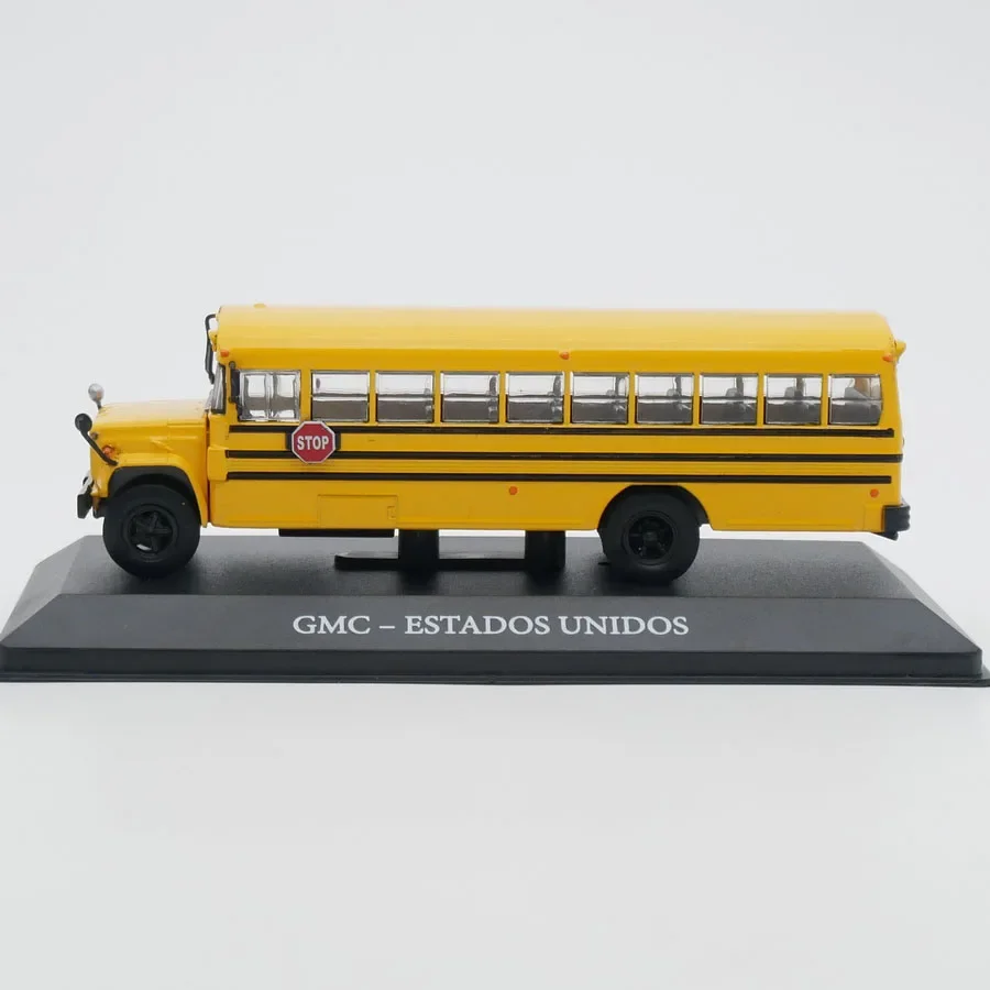 

Diecast IXO 1:72 Scale GMC General Bus American School Bus Alloy Die Cast Car Model Collectible Metal Toy Car Gift