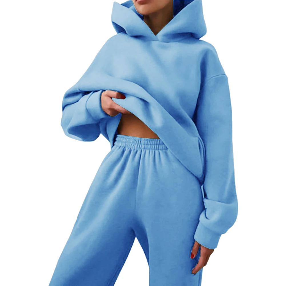 Women's Popular Daily Tracksuit Suit Brand New Long Sleeve Slightly Elastic Sweatshirts Outfits Korean Women Tracksuit Sets
Women's Popular Daily Tracksuit Suit Brand New Long Sleeve Slightly Elastic Sweatshirts Outfits Korean Women Tracksuit Sets