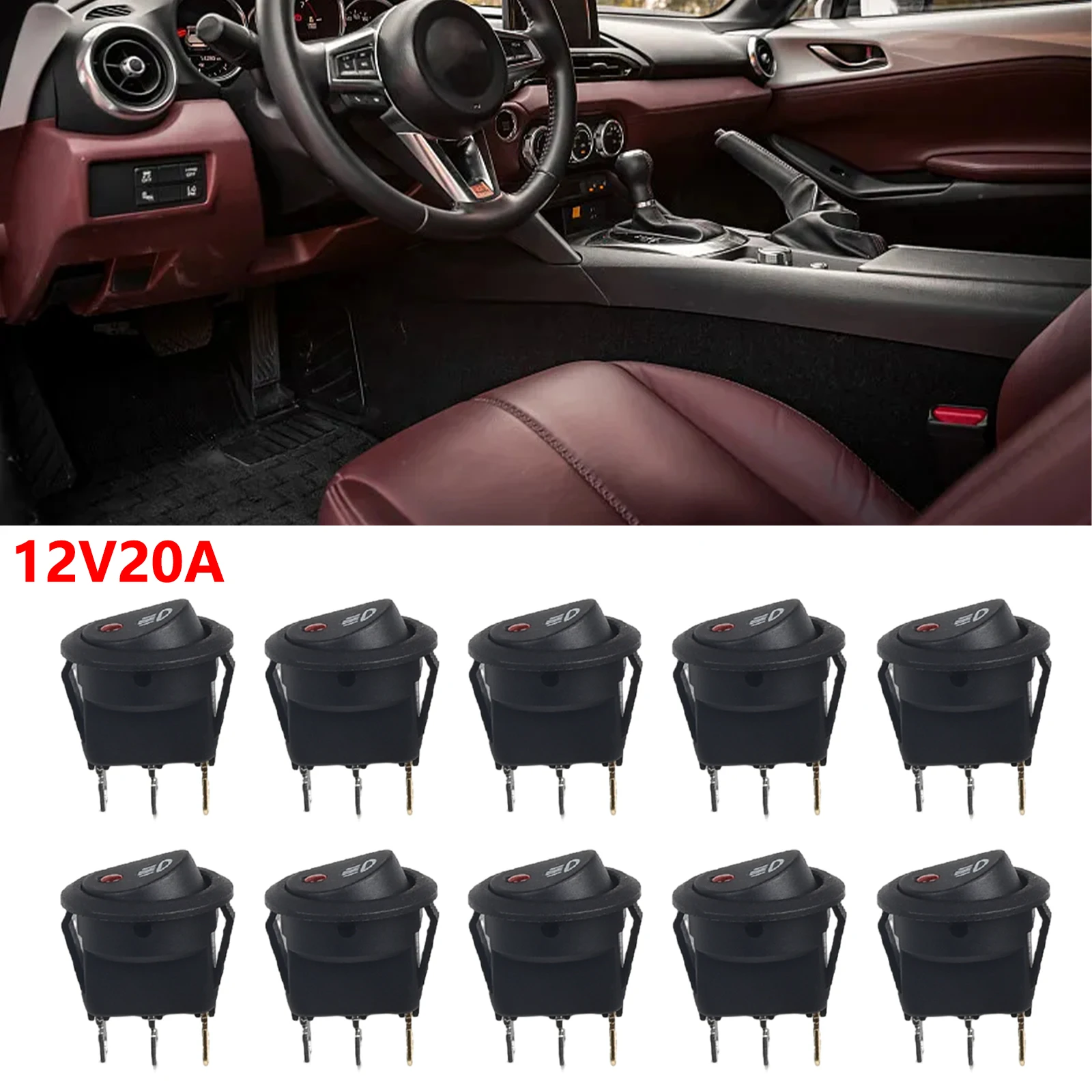 Set Fog Light Switch Easy Installation Parts Replacement Truck Universal Van Accessories High Quality Practical
Set Fog Light Switch Easy Installation Parts Replacement Truck Universal Van Accessories High Quality Practical