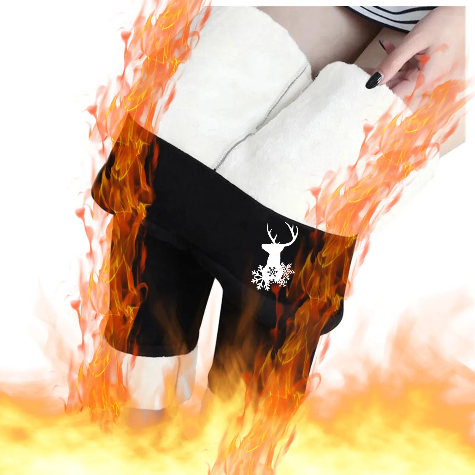 Winter Warm Women Leggings Pants Thick Velvet Thicken Female Fleece Tights High Waist Thermal Trousers 2023 Resistant Pantalon 
Winter Warm Women Leggings Pants Thick Velvet Thicken Female Fleece Tights High Waist Thermal Trousers 2023 Resistant Pantalon
