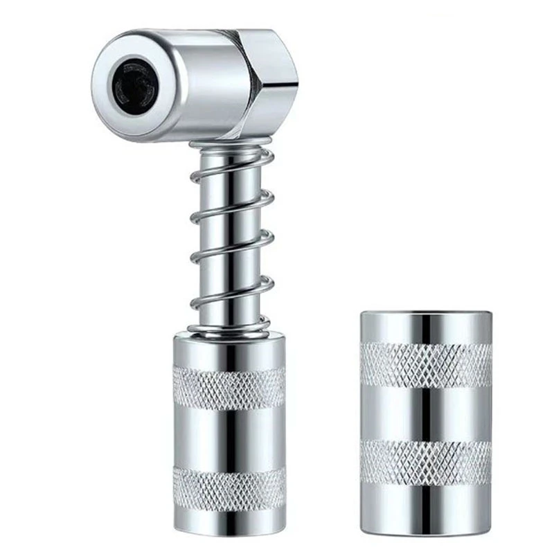 90 Degree Grease Coupler Adapter Fitting Tool Coupler Grease Fitting Tool for Car Truck Etc Sleeve Locks Coupler In Place
90 Degree Grease Coupler Adapter Fitting Tool Coupler Grease Fitting Tool for Car Truck Etc Sleeve Locks Coupler In Place