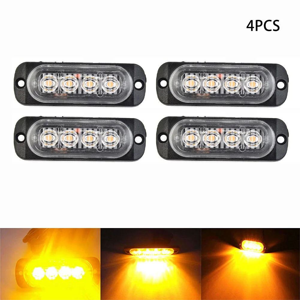 4x Car Warning Light Grill Breakdown Light Amber Grille Light Lightbar Truck Van Off-road Car Urgent Light 12-24V
4x Car Warning Light Grill Breakdown Light Amber Grille Light Lightbar Truck Van Off-road Car Urgent Light 12-24V