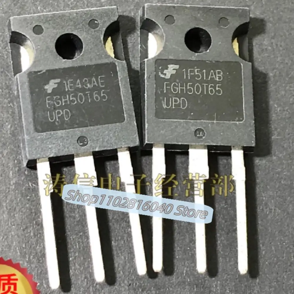10 шт./лот FGH50T65UPD IGBT TO-247 50A 650V лучшее качество импортный оригинальный спот 
10 шт./лот FGH50T65UPD IGBT TO-247 50A 650V лучшее качество импортный оригинальный спот