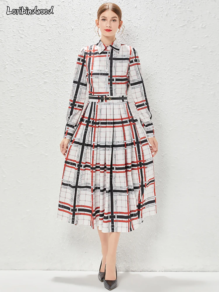 Fashion Street Women's Dress 2023 Spring American Retro New British Plaid Premium Dress Elegant Casual Office Dresses Traf
Fashion Street Women's Dress 2023 Spring American Retro New British Plaid Premium Dress Elegant Casual Office Dresses Traf