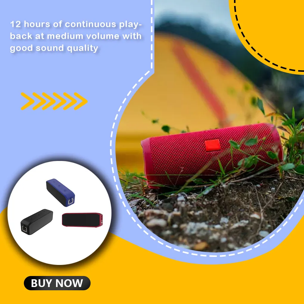 Hiking Waterproof Wireless Speaker Outdoor Portable Button Operation Bluetooth-compatible Speakers Soundbox Black
Hiking Waterproof Wireless Speaker Outdoor Portable Button Operation Bluetooth-compatible Speakers Soundbox Black