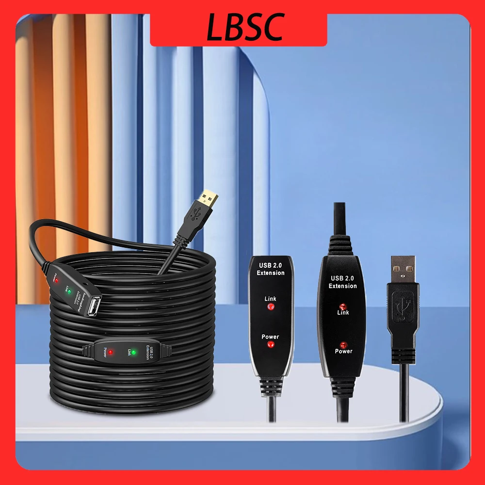LBSC 10m USB2.0 Print Cable Active Repeater A Male to A Female Long Cables Square Port Video Conference Camera Signal Booster
LBSC 10m USB2.0 Print Cable Active Repeater A Male to A Female Long Cables Square Port Video Conference Camera Signal Booster