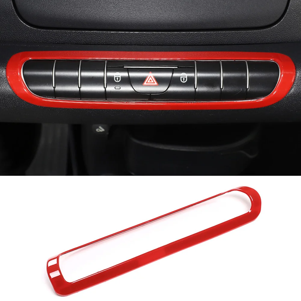 1Pcs Car Interior Smart Central Control Door Lock Switch Decorative Frame ABS Sports Red For Smart Fortwo 451 2009-2015 New
1Pcs Car Interior Smart Central Control Door Lock Switch Decorative Frame ABS Sports Red For Smart Fortwo 451 2009-2015 New