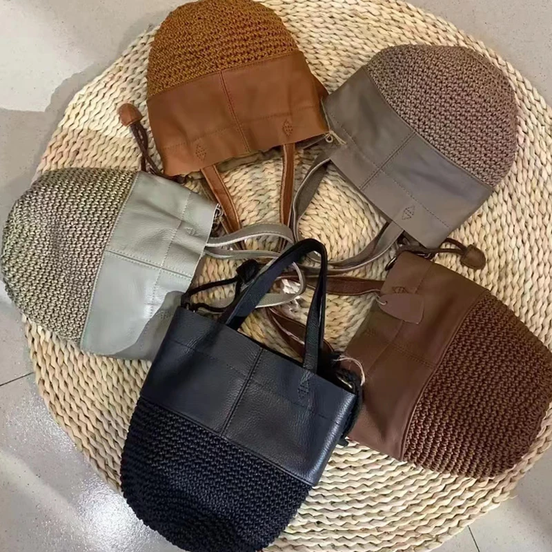 Spring Versatile For Women Luxury Designer Handbags And Purse 2023 New PU Crossbody Hand Made High Quality Shoulder Bucket Bag
Spring Versatile For Women Luxury Designer Handbags And Purse 2023 New PU Crossbody Hand Made High Quality Shoulder Bucket Bag