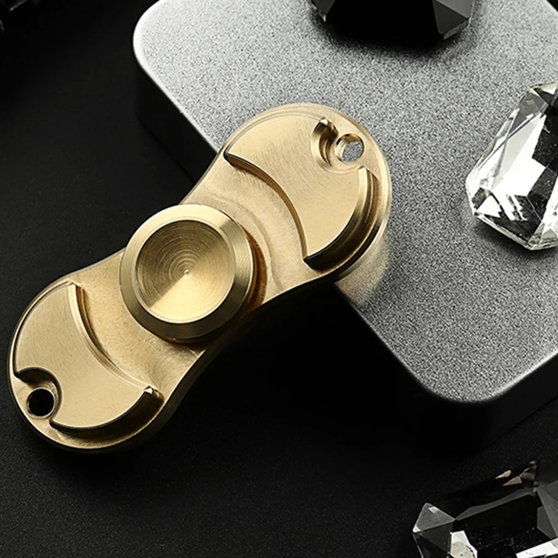 Two-Leaf Fidget Spinner Pure Copper Brass Metal Finger Spinner Decompression Decompression Toy Fidget Spinner For Children Kid
Two-Leaf Fidget Spinner Pure Copper Brass Metal Finger Spinner Decompression Decompression Toy Fidget Spinner For Children Kid