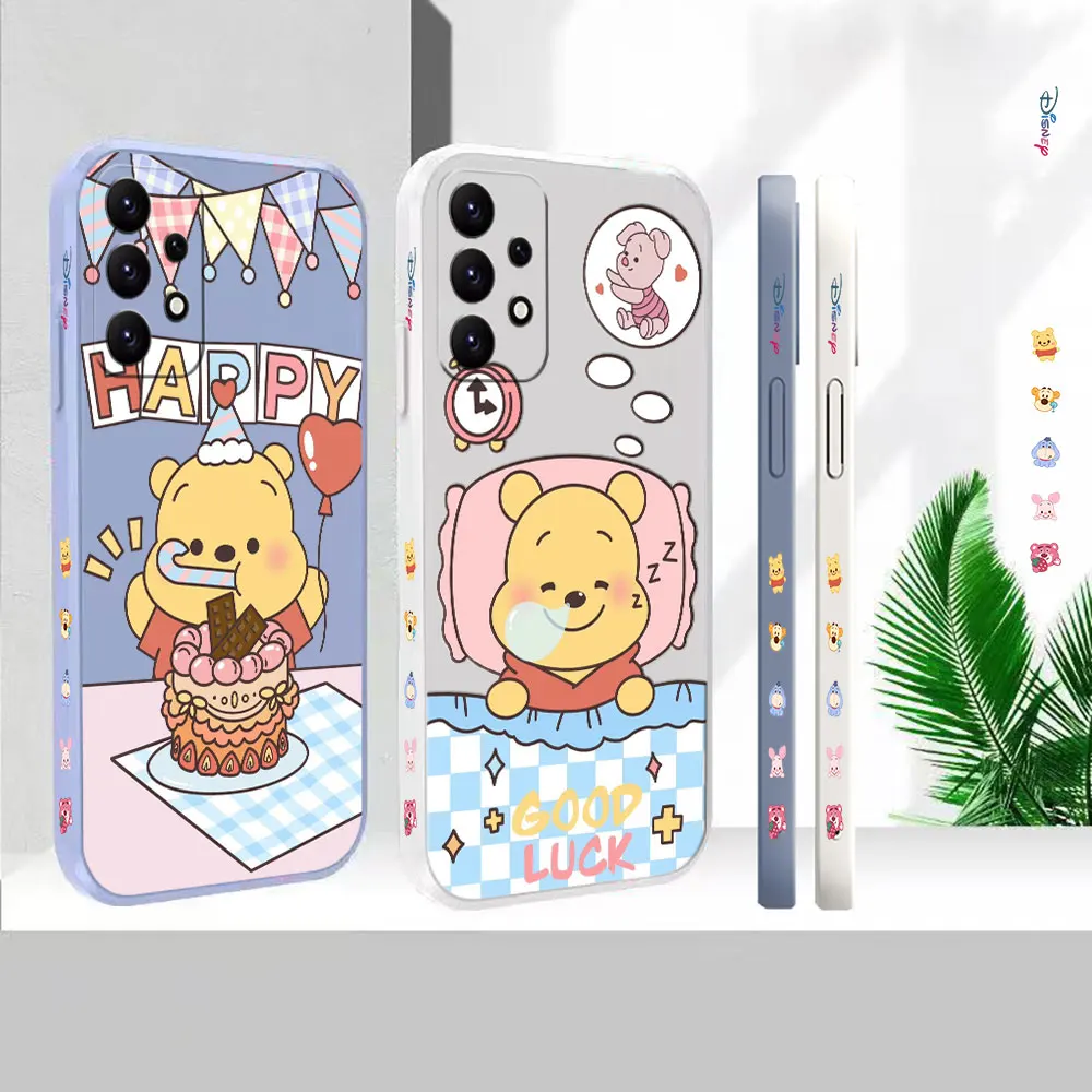 Liquid For Samsung A91 A73 A72 A71 A53 A52 A51 A42 A33 A32 A31 A23 A22 A21S A13 A12 Cover Cute Winnie The Pooh Case Funda Cqoues 
Liquid For Samsung A91 A73 A72 A71 A53 A52 A51 A42 A33 A32 A31 A23 A22 A21S A13 A12 Cover Cute Winnie The Pooh Case Funda Cqoues