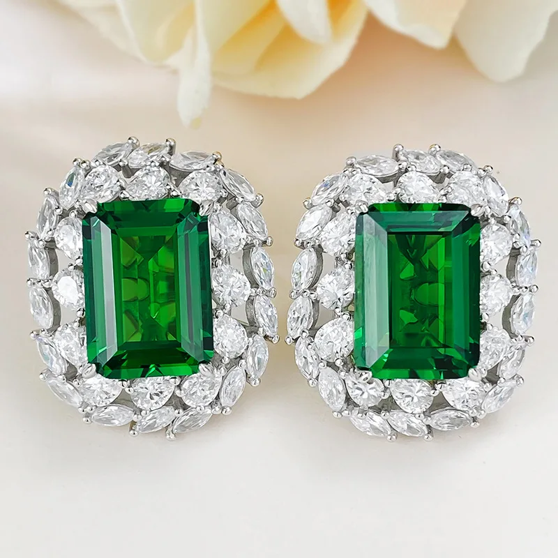 Серебряные серьги-гвоздики S925, роскошный набор с 10*14 нанозелеными универсальными серьгами, ювелирные изделия
Серебряные серьги-гвоздики S925, роскошный набор с 10*14 нанозелеными универсальными серьгами, ювелирные изделия