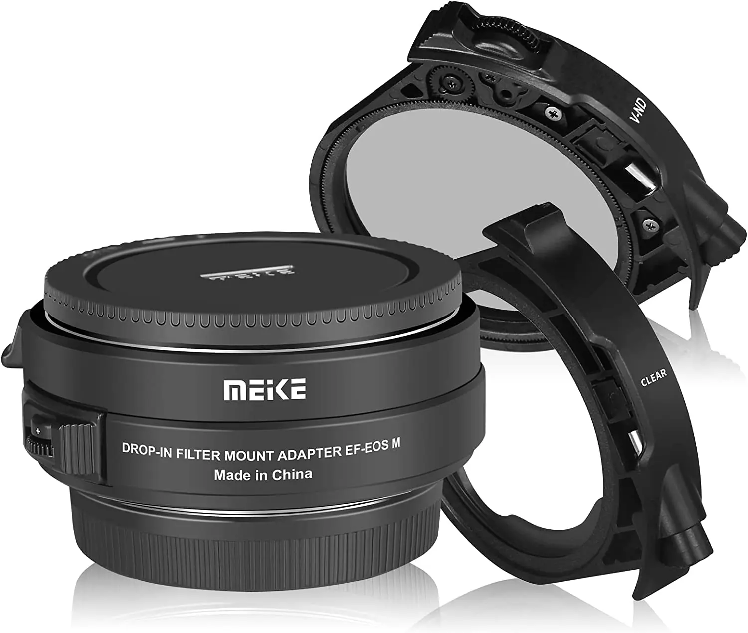 

Meike MK-EFTM-C AF Lens Adapter with Drop-In ND Filter and UV Filter for Canon EF Lens To EOS M M2 M3 M5 M10 M50 M50II M100 M200