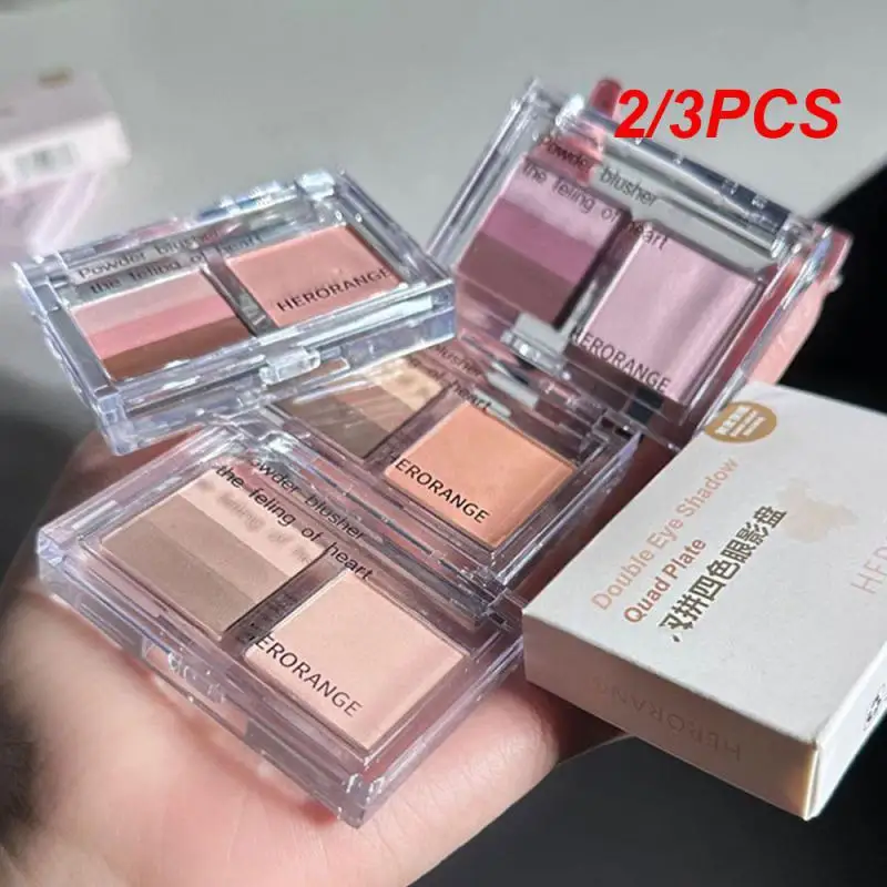 2/3PCS Low Saturation Eyeshadow Palette Pearlescent Eyeshadow Palette Blush Makeup Four Color Eyeshadow Palette Matte
2/3PCS Low Saturation Eyeshadow Palette Pearlescent Eyeshadow Palette Blush Makeup Four Color Eyeshadow Palette Matte