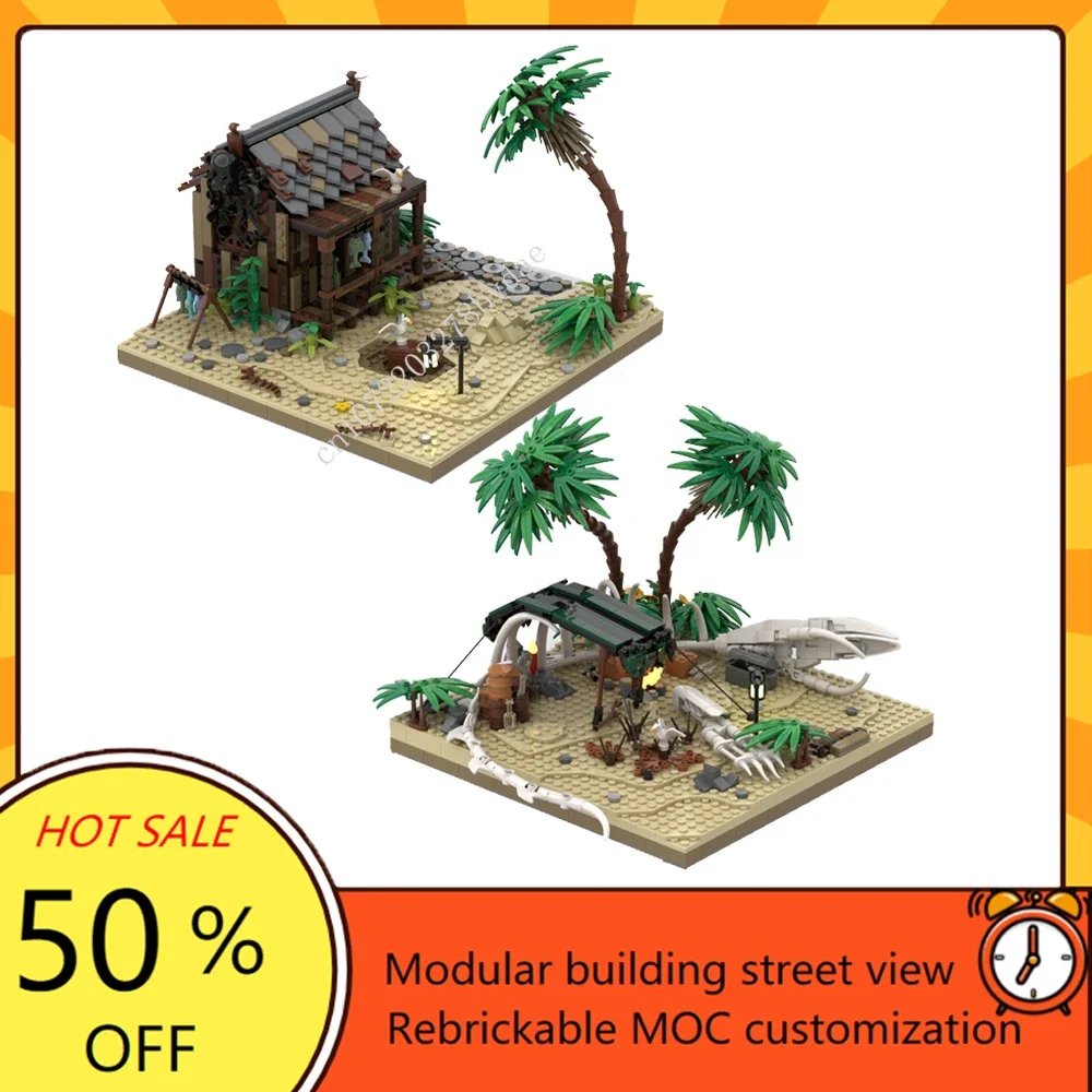 Customized MOC Pirate Fisherman's Hut Model Building Blocks Technology Bricks DIY Creative Assembly Kids Toys Holiday Gifts
Customized MOC Pirate Fisherman's Hut Model Building Blocks Technology Bricks DIY Creative Assembly Kids Toys Holiday Gifts