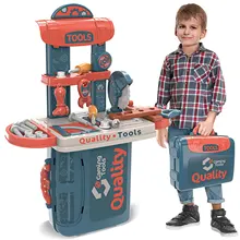 3 in 1 Early Construction Learning Tools for Kids Tool Table Kit Portable Work Bench Set with Hammer Vise Wrench Saw Screwdriver
3 in 1 Early Construction Learning Tools for Kids Tool Table Kit Portable Work Bench Set with Hammer Vise Wrench Saw Screwdriver