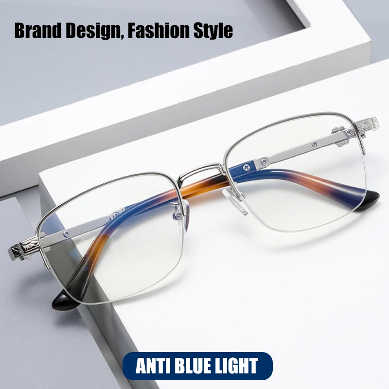 HUYING Texture Meal Frame Anti-Blue Light Reading Glasses Men Presbyopic Glasses Women Computer Eyewear
HUYING Texture Meal Frame Anti-Blue Light Reading Glasses Men Presbyopic Glasses Women Computer Eyewear