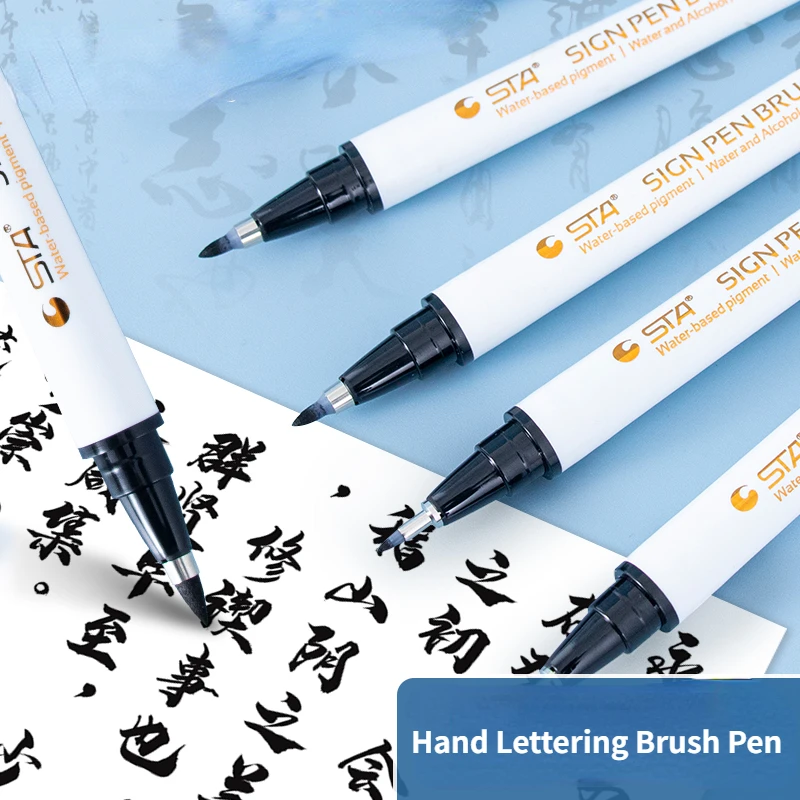 Practice Signature Pen Hand Lettering Brush Pen Black Ink Calligraphy Pen Markers Art Writing Office School Supplies Can Add Ink
Practice Signature Pen Hand Lettering Brush Pen Black Ink Calligraphy Pen Markers Art Writing Office School Supplies Can Add Ink
