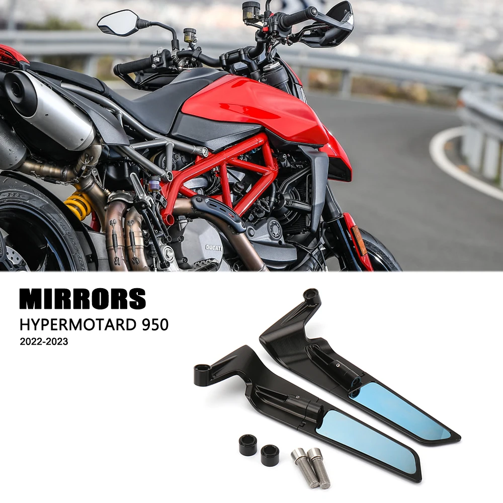 For Ducati Hypermotard 950 Hypermotard950 2022-2023 Motorcycle Accessories Stealth Mirrors Adjustable Winglet Rearview CNC
For Ducati Hypermotard 950 Hypermotard950 2022-2023 Motorcycle Accessories Stealth Mirrors Adjustable Winglet Rearview CNC