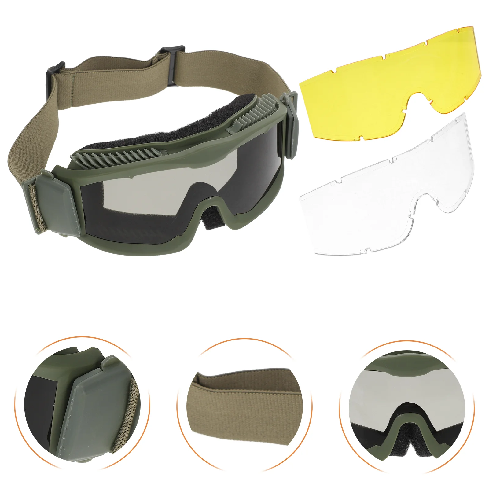 

Glasses Anti-wind and Sand Goggles Outdoor for Portable Tactics Shooting Hunting Windproof Equipment