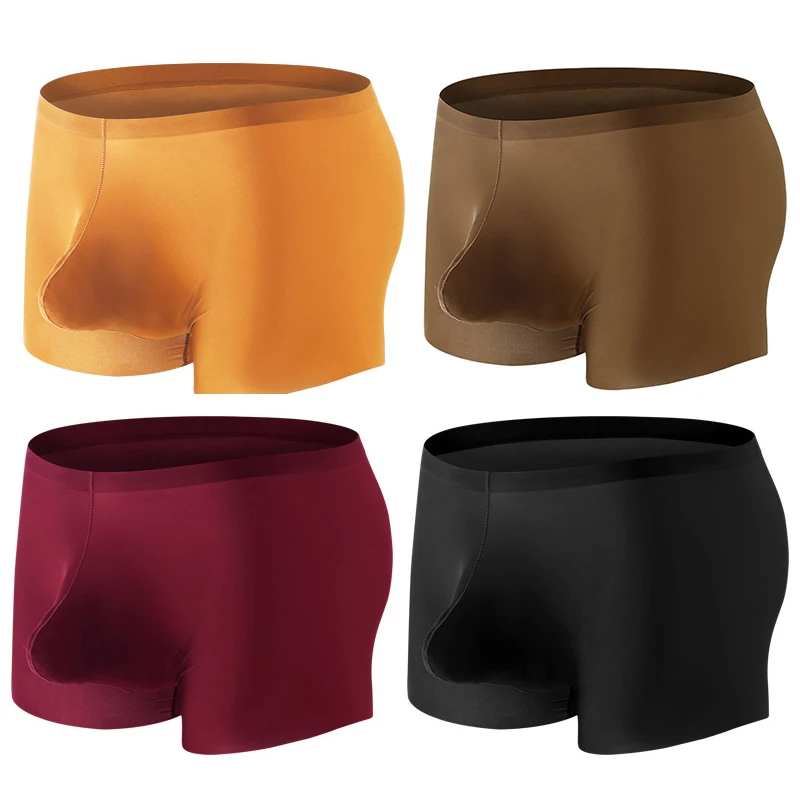 New Summer Men Underwear 3A Grade Antibacterial Boxer Ice Silk Cool Solid Underpant Light-thin Soft Breathable Male Panties 2023
New Summer Men Underwear 3A Grade Antibacterial Boxer Ice Silk Cool Solid Underpant Light-thin Soft Breathable Male Panties 2023