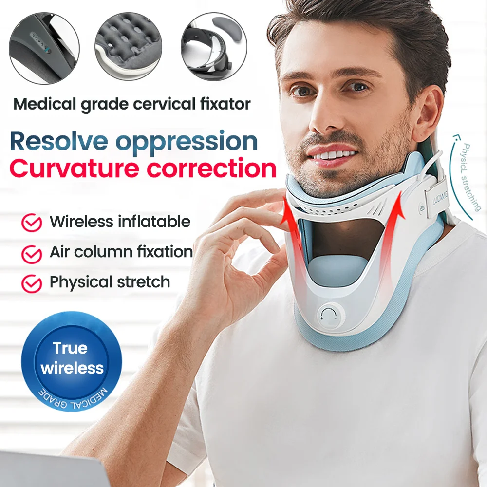 

Neck Stretcher Cervical Traction Device Neck Posture Corrector Neck Brace Cervical Stretch Care Neck Support Relieve Neck Pain