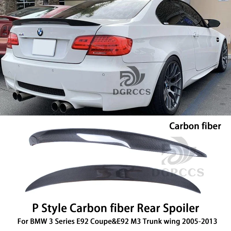 Задний спойлер из углеродного волокна для BMW 3 серии E92 Coupe & E92 M3 P 2005-2013
Задний спойлер из углеродного волокна для BMW 3 серии E92 Coupe & E92 M3 P 2005-2013