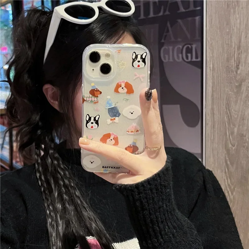 Cute Cartoon Glitter Bowknot Dog Mobile Phone Case For IPhone11 12 13 13ProMax 14 14Plus 14Pro 14ProMax 15 15Plus 15Pro 15ProMax
Cute Cartoon Glitter Bowknot Dog Mobile Phone Case For IPhone11 12 13 13ProMax 14 14Plus 14Pro 14ProMax 15 15Plus 15Pro 15ProMax