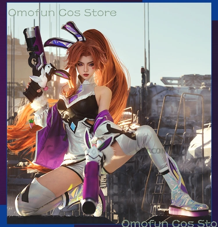 Костюм для косплея LOL Battle Bunny Miss Fortune, парик LOL Skin, костюм для косплея, костюм для Хэллоуина, аниме, полный комплект, женский сексуальный наряд
Костюм для косплея LOL Battle Bunny Miss Fortune, парик LOL Skin, костюм для косплея, костюм для Хэллоуина, аниме, полный комплект, женский сексуальный наряд