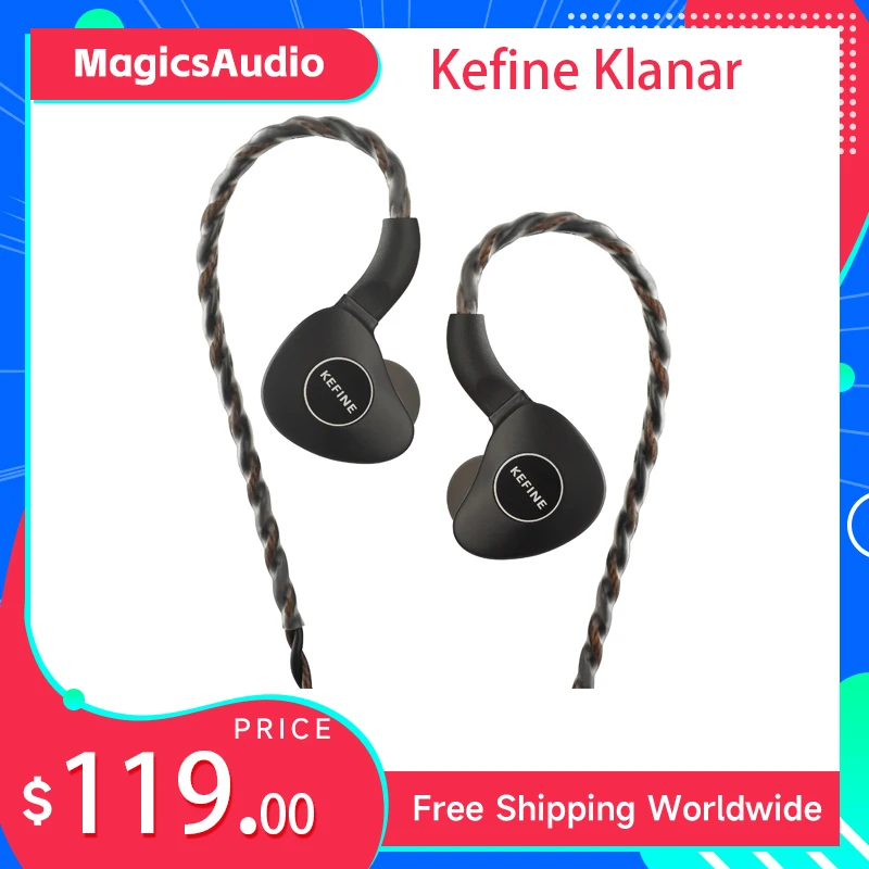 

Kefine Klanar 14.5mm Planar Driver IEM Hi-Fi Wired Earphone Earbuds Ergonomic Design with Detachable Cable 7hz SIMGOT