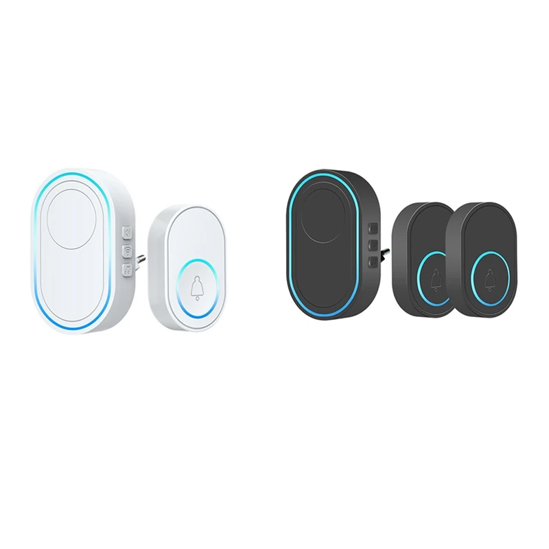 Wireless Doorbell Waterproof Smart Doorbell Home Welcome Doorbell Remote Smart Door-Bell Chime EU Plug 1Receiver 2Button
Wireless Doorbell Waterproof Smart Doorbell Home Welcome Doorbell Remote Smart Door-Bell Chime EU Plug 1Receiver 2Button