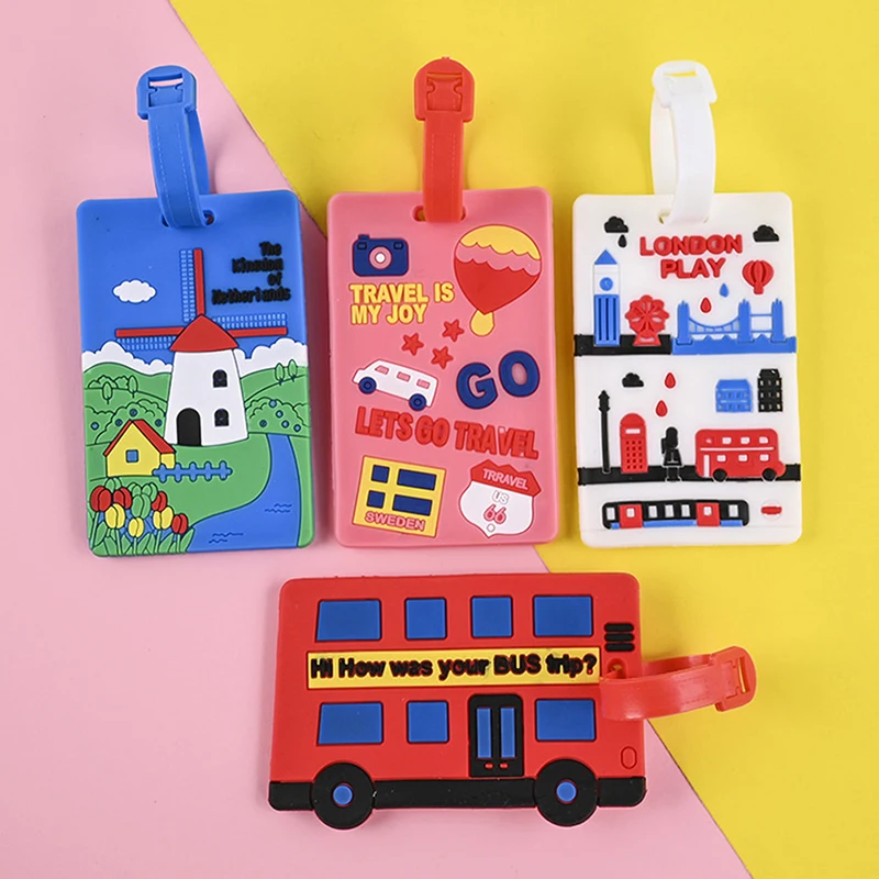 Luggage Tag Soft Silicone Cartoon Boarding Tag Creative Baggage Suitcase ID Addres Holder Boarding Tag Portable Flight Label
Luggage Tag Soft Silicone Cartoon Boarding Tag Creative Baggage Suitcase ID Addres Holder Boarding Tag Portable Flight Label