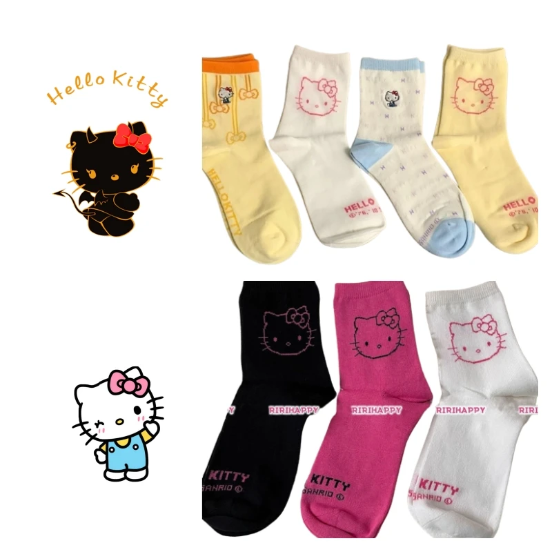 Милые носки Hello Kitty из чистого хлопка аниме девочка Ins ворсовые носки мягкие удобные милые универсальные чулки без косточек подарок для детей
Милые носки Hello Kitty из чистого хлопка аниме девочка Ins ворсовые носки мягкие удобные милые универсальные чулки без косточек подарок для детей