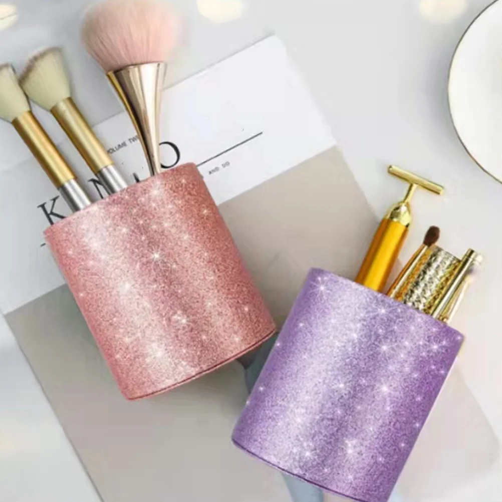 Penholder Glitter Office Storage Bins Desk Organizer Makeup Brush Cup Pu Desktop Stationery
Penholder Glitter Office Storage Bins Desk Organizer Makeup Brush Cup Pu Desktop Stationery