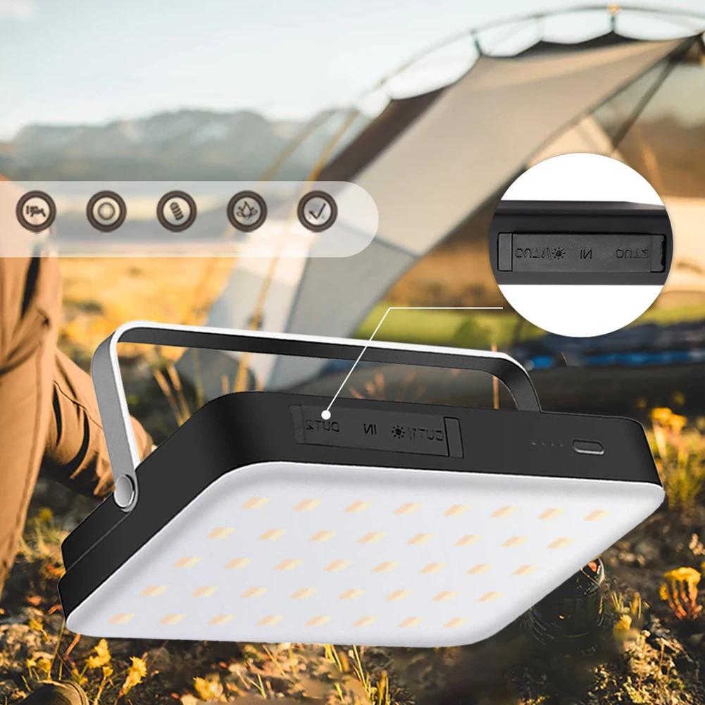 Light Camping Light Chargeable For Camping Hiking IP65 Lamp Lantern Lights PC+ABS Tent Light Type-C 1200 Lumens
Light Camping Light Chargeable For Camping Hiking IP65 Lamp Lantern Lights PC+ABS Tent Light Type-C 1200 Lumens