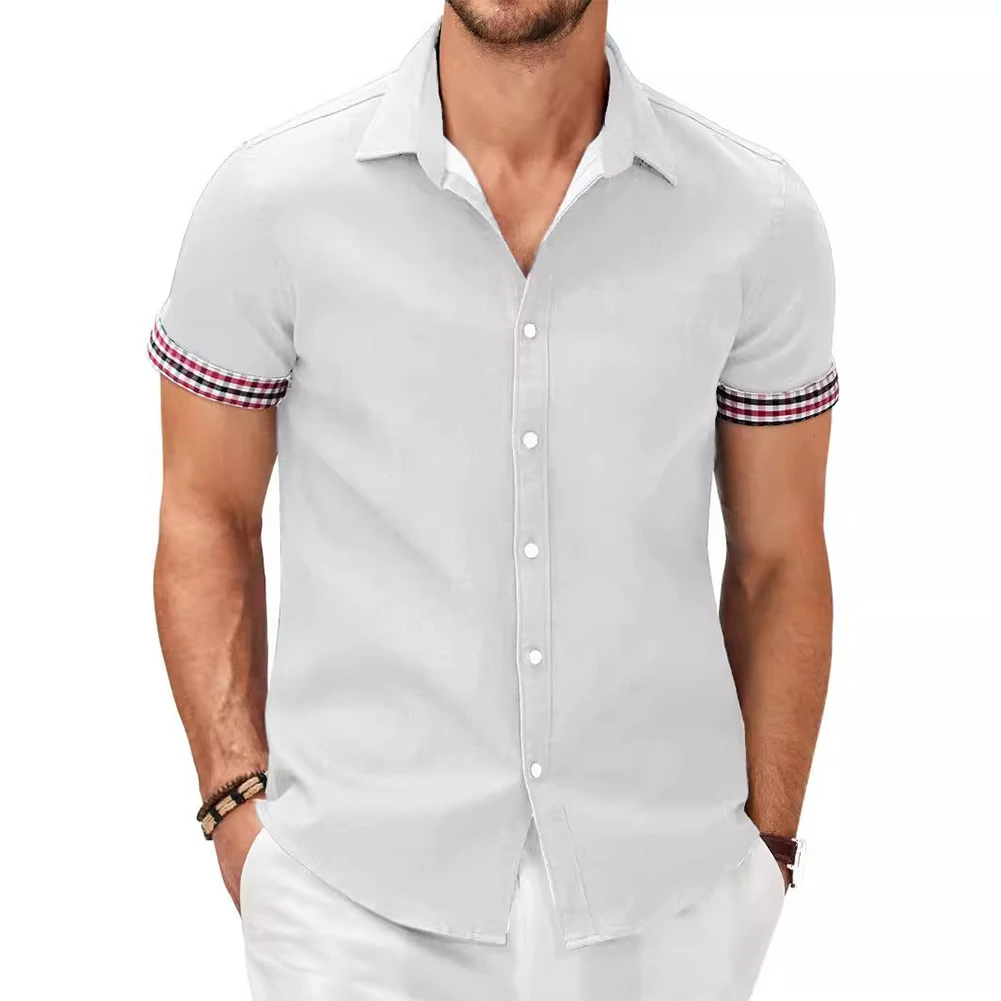 Men\\'s Shirt Shirt Button Down Collared Loose Plaid Polyester Short Sleeve Summer New Stylish Comfy Fashion Hot
Men\\'s Shirt Shirt Button Down Collared Loose Plaid Polyester Short Sleeve Summer New Stylish Comfy Fashion Hot