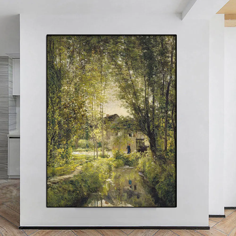 Modern River Landscape Cottage Canvas Painting Nature Rural Posters And Prints Wall Art Pictures For Farmhouse Room Decoration
Modern River Landscape Cottage Canvas Painting Nature Rural Posters And Prints Wall Art Pictures For Farmhouse Room Decoration