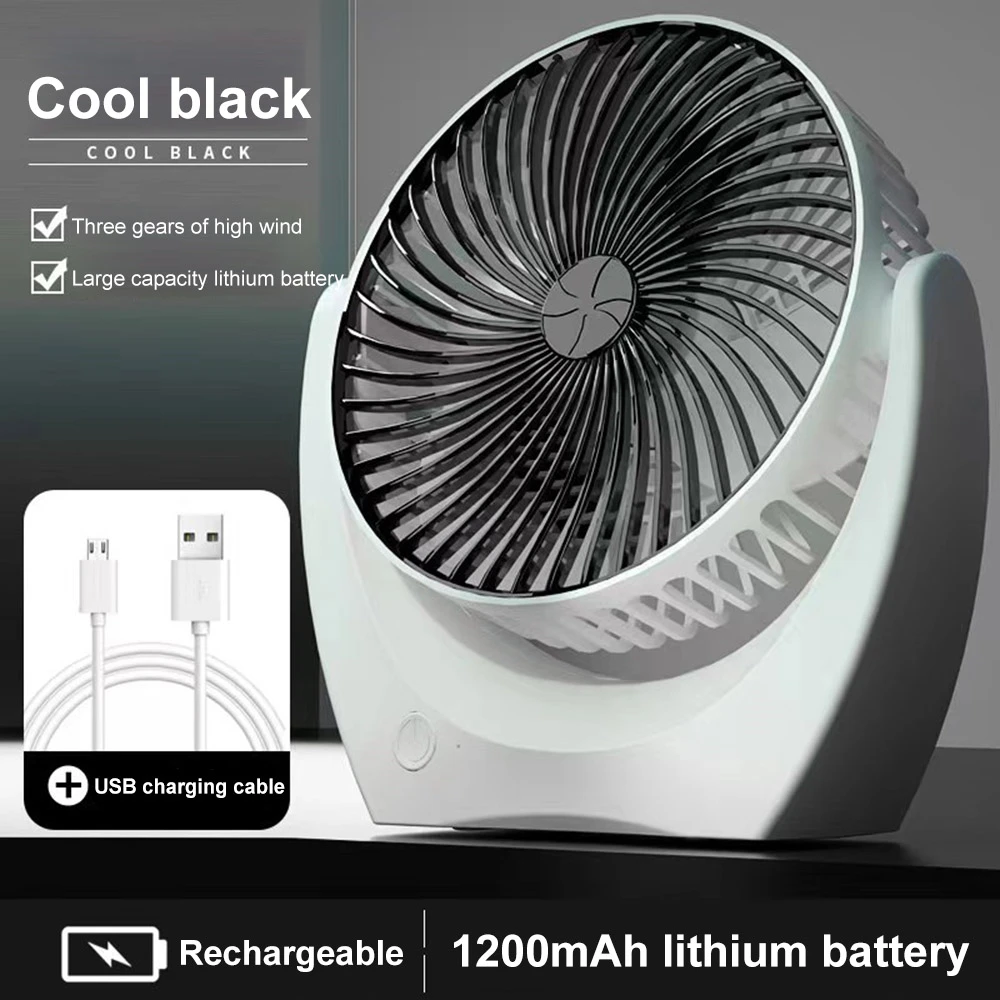 USB Rechargeable Mini Desktop Fan 2-speed Wind Adjustment Mute Fan Portable Strong Wind Desktop Fan for Home Office Travel
USB Rechargeable Mini Desktop Fan 2-speed Wind Adjustment Mute Fan Portable Strong Wind Desktop Fan for Home Office Travel