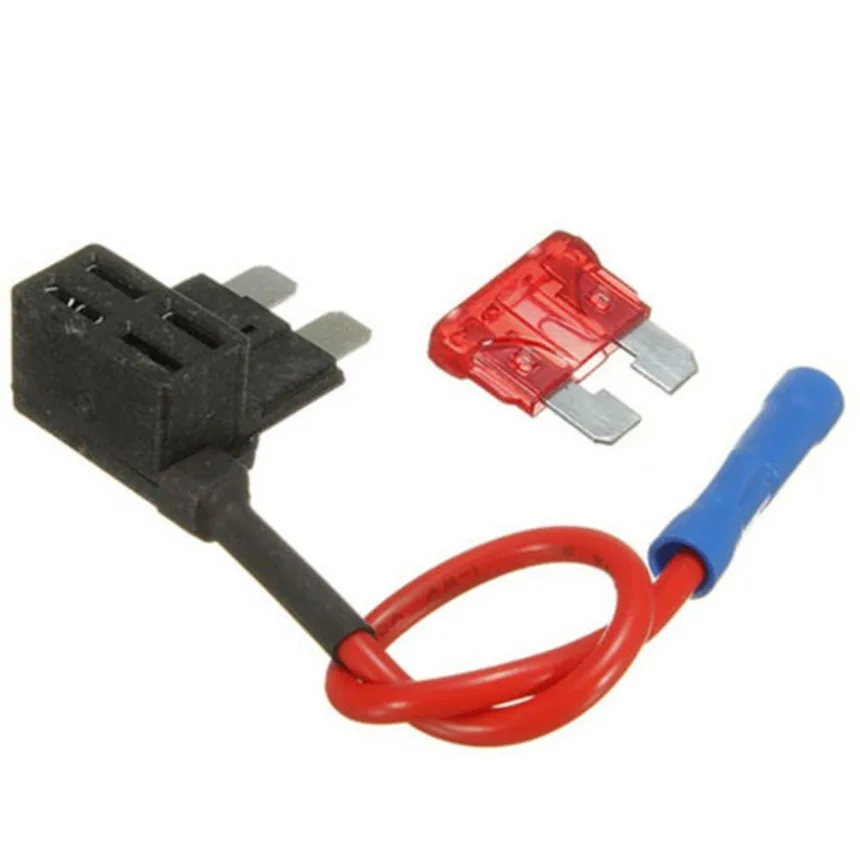 

4Sets Car Tap Adapter Standard ATO ATC Blade Fuses Holder Auto Add-A-Circuit 4SET Fuse Adapter For Car Tools