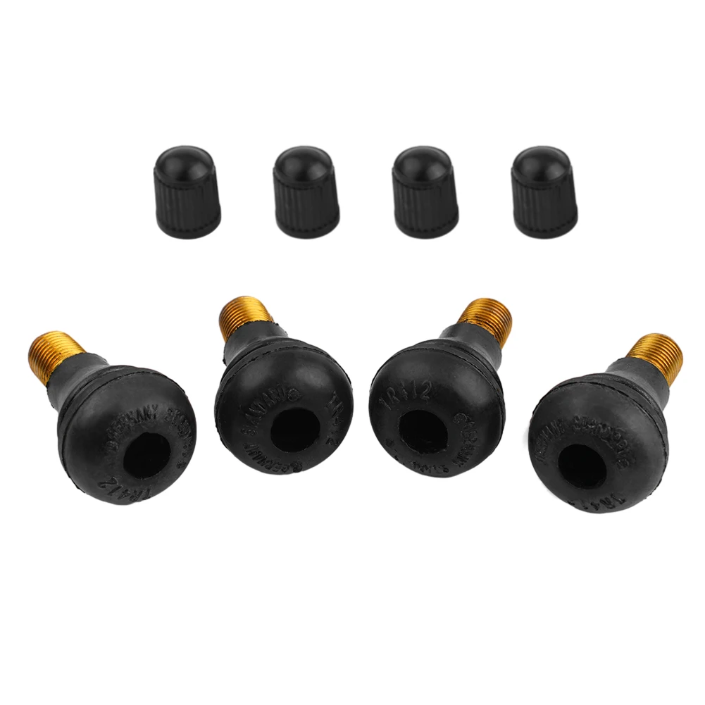 Car Vacuum Tire Tubeless Snap-in TR412 Rubber Nozzle Tyre Valve Stems Tubeless Nozzle Universal 4PCS High Quality
Car Vacuum Tire Tubeless Snap-in TR412 Rubber Nozzle Tyre Valve Stems Tubeless Nozzle Universal 4PCS High Quality